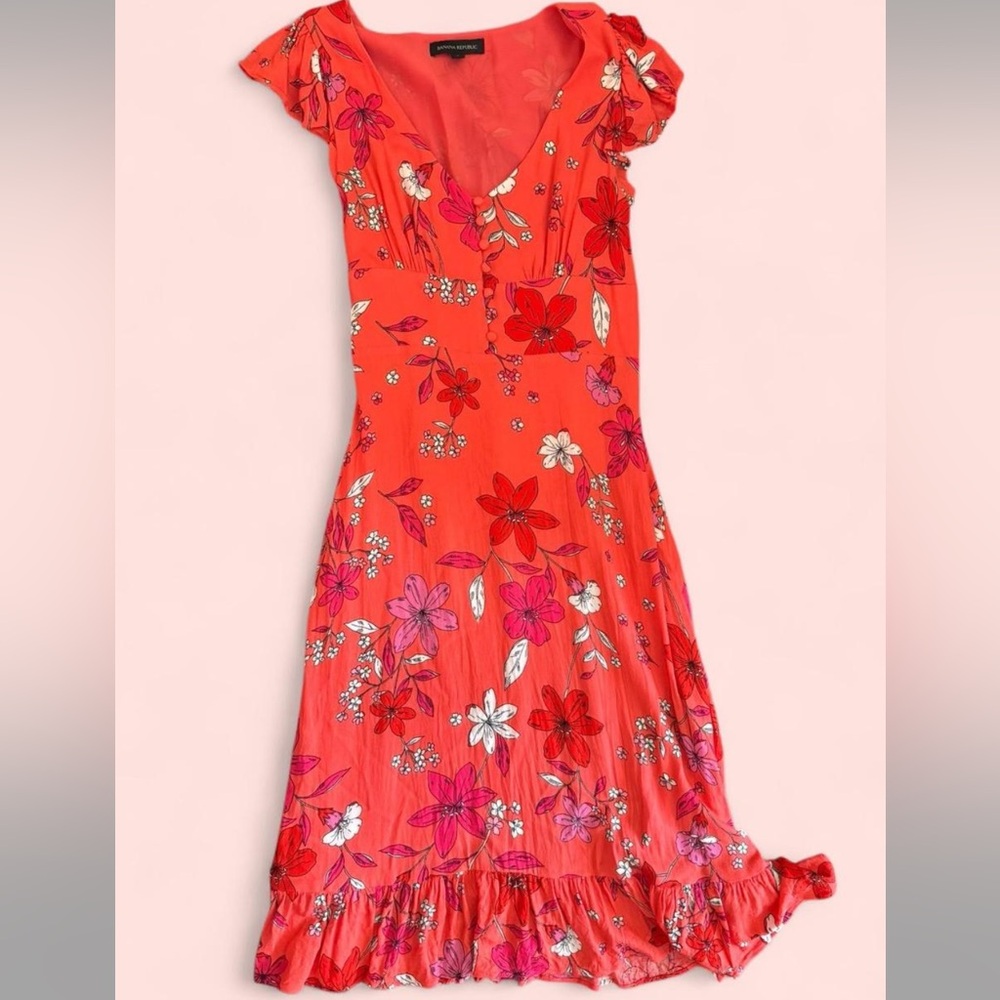 Adorable vintage banana republic midi dress